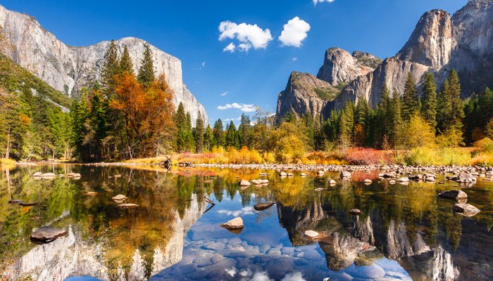 Kalifornia park Yosemite